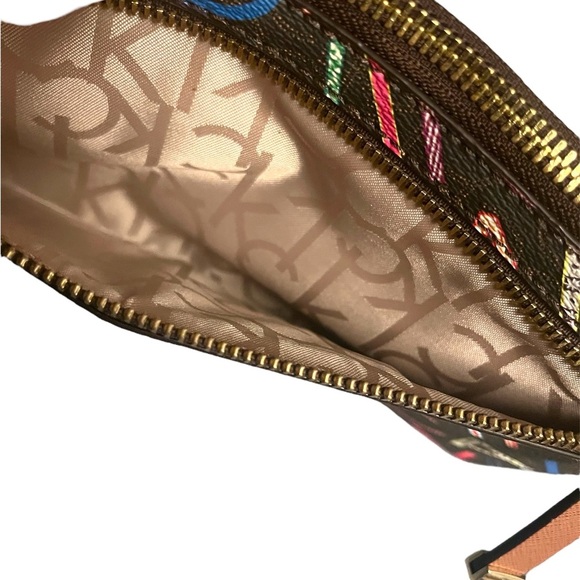 Calvin Klein Colorful Logo Wristlet - Picture 3 of 5